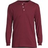 Lands' End Men's Super-T Long Sleeve Henley Shirt - 2 of 2