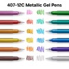 KINGART Gel Pens 12 Metallic Colors - 3 of 4