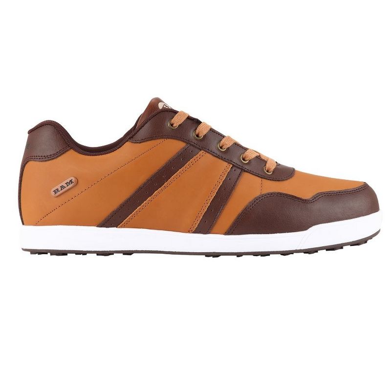 Ram FX Comfort Mens Waterproof Golf Shoes Brown, 2 of 5