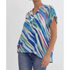 Women's Tiger V-Neck Top - entro - 2 of 4