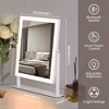 HOMLUX Music Makeup Mirror - Adjustable LED, Detachable 10X Magnification, Smart Touch - 3 of 4