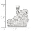 Black Bow Jewelry 14k White Gold Coastal Carolina Chanticleers NCAA Large Pendant - 2 of 3
