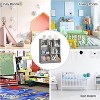 3-Tier Toy Storage Organizer with Bookshelf, Kids Bookshelf with Cubby Organizer Cabinet, Wooden Bookcase for Playroom, Nursery, Kids Room - 4 of 4