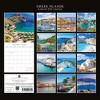 2026 Square Wall Calendar, Greek Islands, 16-Month Passport Collection Theme with 180 Reminder Stickers (12x12 In) - 4 of 4