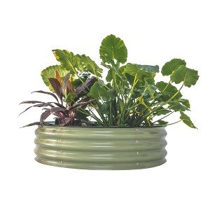 Vego Garden Wide Metal Outdoor Raised Garden Bed 42"x42"x11 - 1 of 4