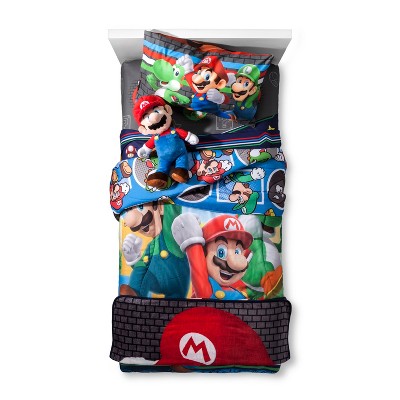Nintendo Mario Bedding Collection Target, Super Mario Twin Bed Sheets