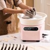 VEVOR Pottery Wheel, 11 inch Pottery Forming Machine, 350W Electric Wheel for Pottery with Foot Pedal and LCD Touch Screen, Pink - 2 of 4