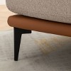 PAGED Modern Two-tone Barrel Chair Comfy Reading Chair with Metal Legs for Living Room, Reading Room - 4 of 4