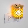 5.2" x 4.2" Scallop Capiz and Glass Plug-In Scent Warmer Gold - Opalhouse™ - image 3 of 3