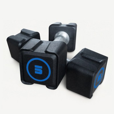 Cast Iron Dumbbells,Dumbbell  Weight with PU Coating and Anti-slip Grip,No Odor