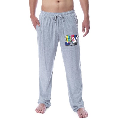 Mtv Mens' Music Television Classic Vintage '80s Logo Sleep Pajama