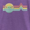 Girl's Star Wars The Mandalorian The Child Retro Stripes T-Shirt - image 2 of 4