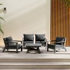 WestinTrends Avalon Outdoor 5-Piece Modular Sectional Patio Furniture Sofa Set - 2 of 4