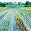 WhizMax Weed Barrier Landscape Fabric, Heavy Duty Weed Control Fabric, High Permeability, Flower Bed, Driveway Fabric - 4 of 4