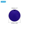 Unique Bargains Smooth Bulk  Silicone Beads for Keychain Bracelets Jewelry Making 100 Pcs - 2 of 4