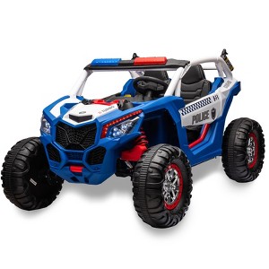 24V Kids Ride On UTV Car, Ride On Truck w/ Remote Control, Off-Road UTV Electric Toy Car with Spring Suspension,lights, Music for Boys Girls 3-8 - 1 of 4