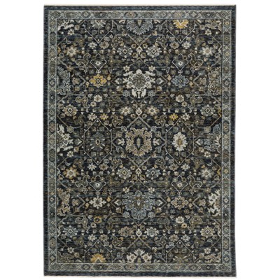 Oriental Weavers Aberdeen 533K1 Blue/ Light Blue Indoor Area Rug - 3'3" x 5'