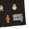 Seven Times Six Disney Star Wars Men's Greatest in the Galaxy Adult Button Up Camp Shirt Black - 4 of 4