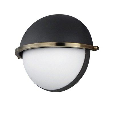 Maxim Lighting Duke 1 - Light Wall Light in  Black/Weathered Brass