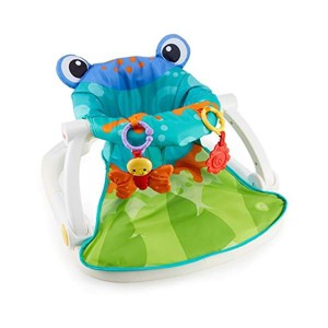 Fisher-Price Portable Baby Chair Sit-Me-Up Floor Seat with Developmental Toys & Machine Washable Seat Pad, Froggy - 1 of 1