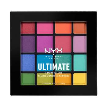 NYX Professional Makeup Ultimate Eyeshadow Palette - Brights - 0.46oz