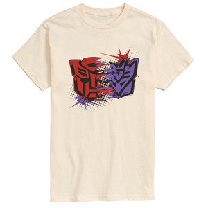 Men's - Transformers - Autobot Vs Decepticon Short Sleeve Graphic T-Shirt - 1 of 4