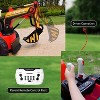 12V Kids Ride On Excavator Digger Car with Remote Control & Electric Digging Arm with 10Ah Large Battery, 4x75W Driving Motors - 2 of 4