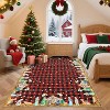 TackView Christmas Area Rug Washable Winter Holiday Rugs for Living Room Xmas Bedroom Carpet with Non Slip Backing - 4 of 4