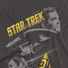 Boys' Star Trek 50 Year Frontier T-Shirt Charcoal Small - 3 of 4