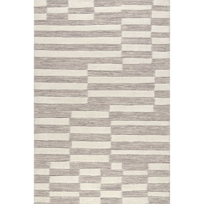 Frenshe Interiors x Rugs USA - Baja Broken Stripe Indoor Area Rug