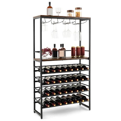 SUGIFT Freestanding Wine Bakers Rack