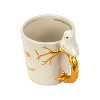 Zak Designs 11oz Harry Potter Ceramic Sculpted Coffee Mug White/Gold - 3 of 4