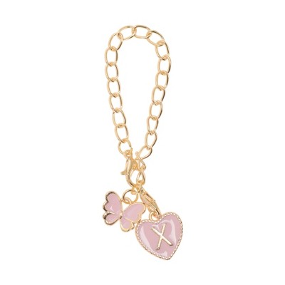 Unique Bargains Butterfly Heart Cup Chain Charm Water Cup Pendant 1 Pc