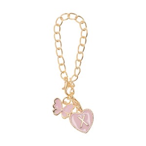 Unique Bargains Butterfly Heart Cup Chain Charm Water Cup Pendant 1 Pc - 1 of 4