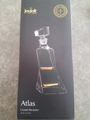 Atlas 5 Piece Whiskey Decanter Set JoyJolt