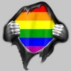 Adult Design By Humans Pride Shirt Rip Open Shirt By Luckyst T-Shirt - 2 of 2