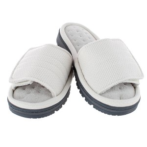 Isotoner Women's Active Recycled Adjustable Slide Slippers - 1 of 4