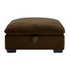 FONTOI Ottomans Footrest to Combine with 2 Seater Sofa, 3 Seater Sofa and 4 Seater Sofa, Brown, 32.67"*18.11"*36.61" - 4 of 4