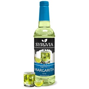 Syruvia Sugar Free Margarita Syrup - 25.4 fl oz. Premium Flavoring Syrup For Coffee - 1 of 4