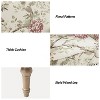 Reggio Traditional Wooden Upholstered Armchair with Floral Patterns and Nailhead Trim| ART OF LIVING DESIGNS - 4 of 4
