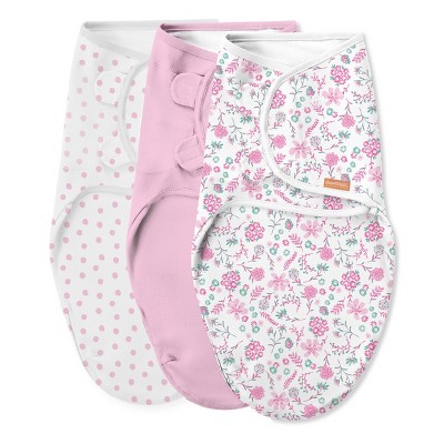 Image of SwaddleMe Original Swaddle Wrap Newborn - Wildflower S/M - 3pk