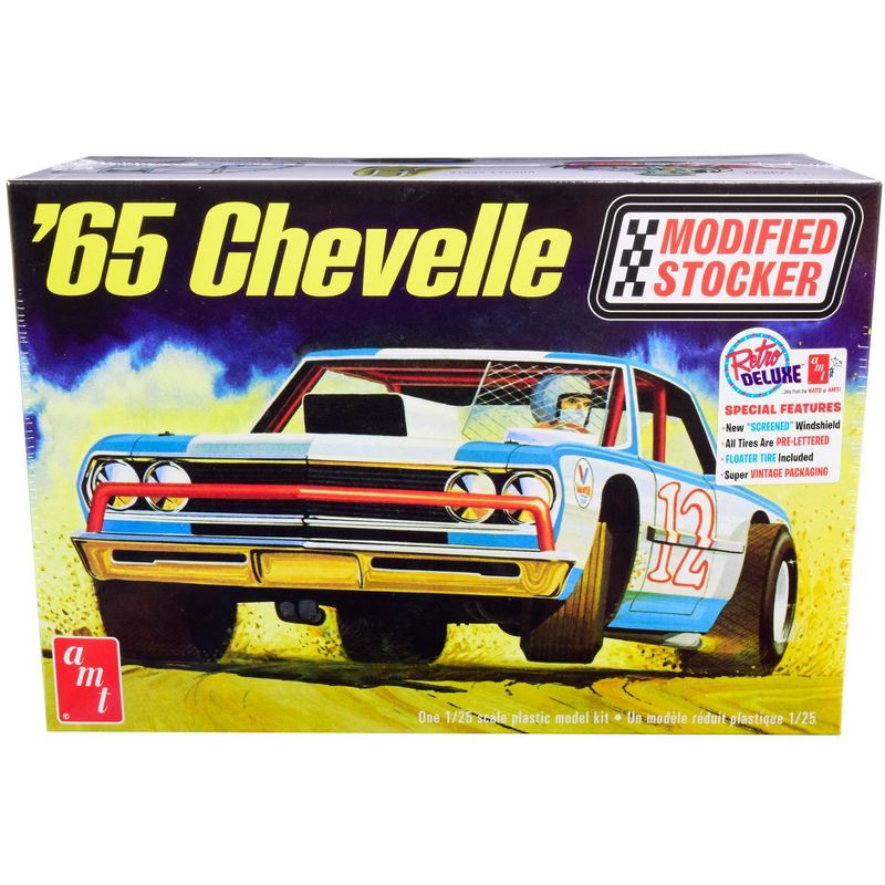 Skill 2 Model Kit 1965 Chevrolet Chevelle Modified Stocker 1/25 Scale Model by AMT, 1 of 5