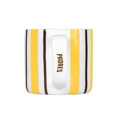 MLB San Diego Padres Striped Coffee Mug - 16oz