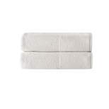 2pc Incanto Turkish Cotton Bath Towel Set Off White - Enchante Home