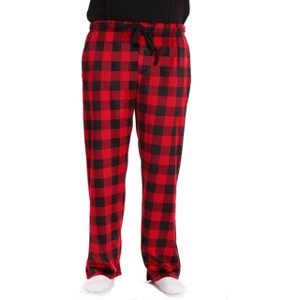 #followme Ultra Soft Fleece Men's Plaid Pajama Pants with Pockets - 1 of 3