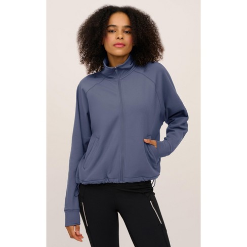 Yogalicious Womens Polarlux Nordic Fleece Jacket - Blue Indigo - Small