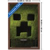 Trends International A Minecraft Movie - Creeper Teaser One Sheet Framed Wall Poster Prints - 3 of 4