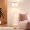 Maxax Farmhouse Rattan Floor Lamp - 2 of 4