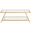 Brass Finish Coffee Table - Henn&Hart - 2 of 4