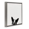 Stupell Industries Dog Peeking From Below, 25" x 25" - 3 of 4